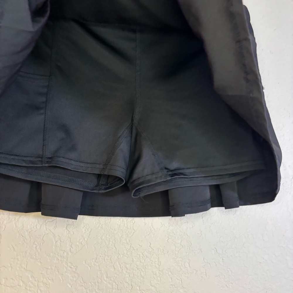 Etonic Black Pleated Athletic Tennis Skort Size M - Picture 4 of 9
